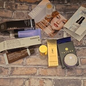 New Prestige Primer BUNDLE Deluxe Samples Tatcha YSL BECCA MILK  Smashbox Korres